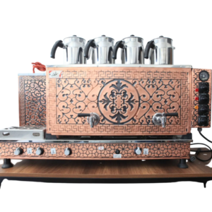 Çay Kazanı Kuzey 4’lü Bakır Turbo Elektrikli Gazlı – Endüstriyel Profesyonel Çay Makinesi