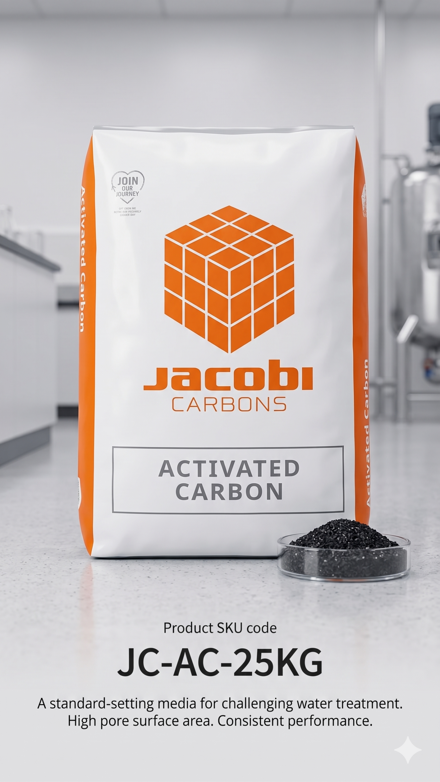 Jacobi Aktif Karbon Coconut Bazlı- Koku ve Tat Düzenleyici Hassas Filtrasyon Medyası